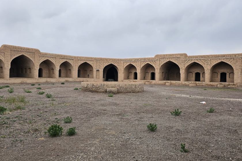 کاروانسرای نیستانک. منبع عکس: گوگل مپ. عکاس: سیامک معاون