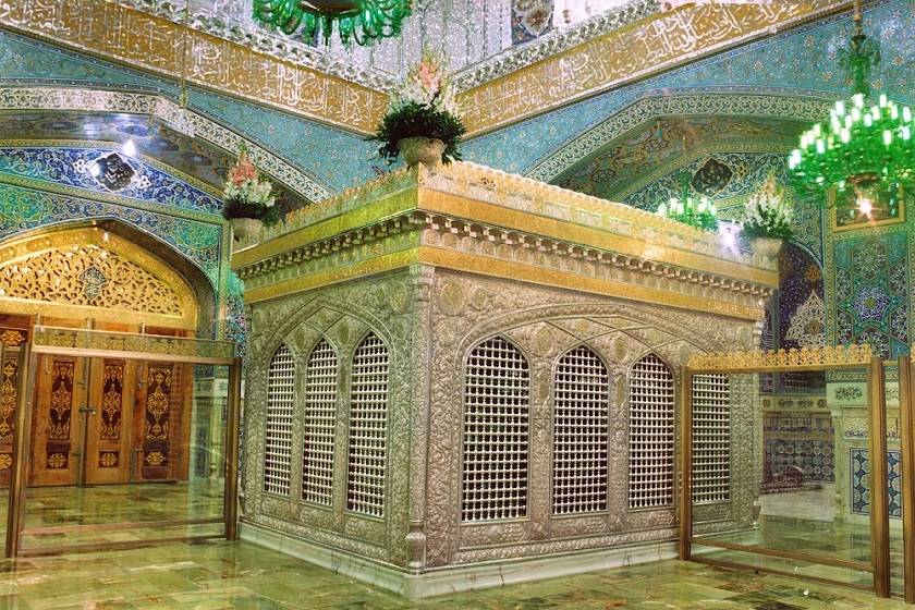 ضریح حرم امام رضا.منبع عکس: گوگل مپ. عکاس: امیر جوان