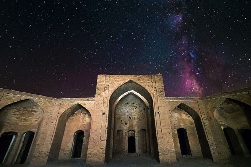 کاروانسرای عباس آباد. منبع عکس: ایرنا. عکاس: نامشخص