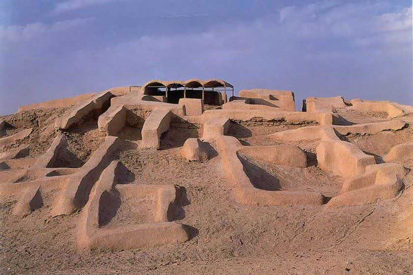 شهر سوخته. منبع عکس: گوگل مپ. عکاس: حسین نوری