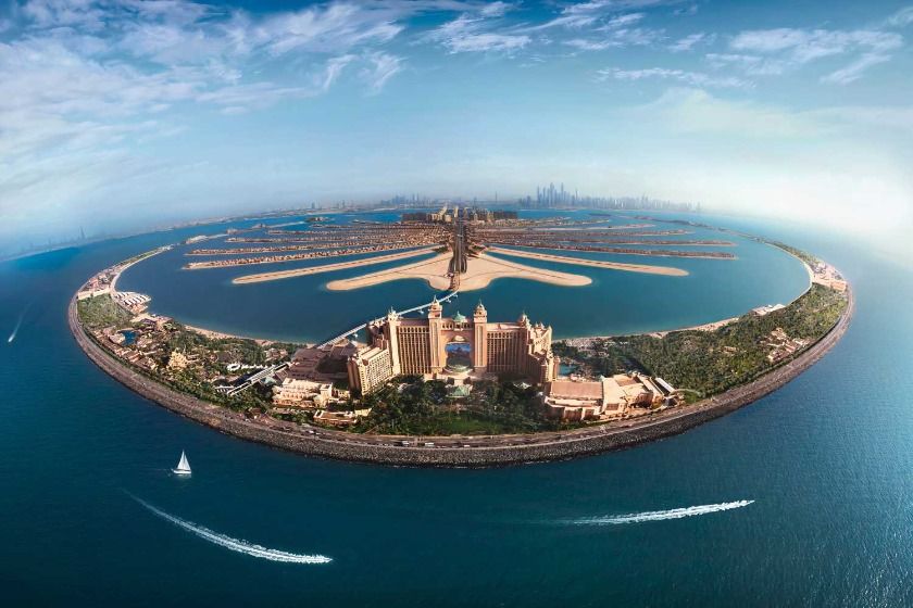 هلال نخل جمیرا. منبع عکس: Xrealty.Ae. عکاس: نامشخص