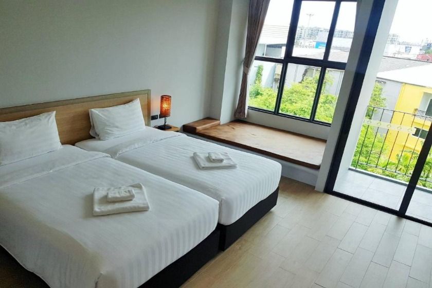 Atom Phuket Hotel -SHA Plus Phuket - Twin Room with Pool View