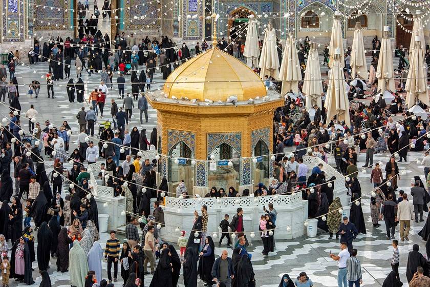 سقاخانه صحن انقلاب. منبع عکس: Omran.Razavi.Ir. عکاس: نامشخص. 