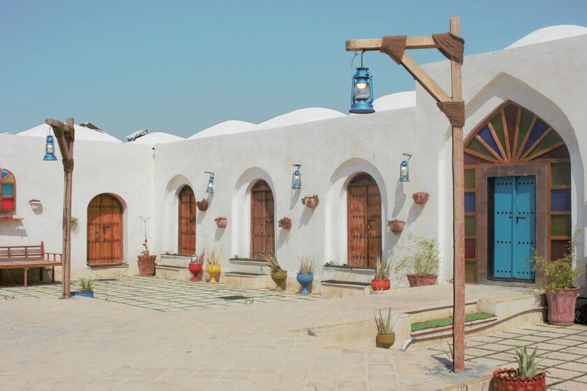 کاروانسرای بستک. منبع عکس: گوگل مپ. عکاس: نامشخص