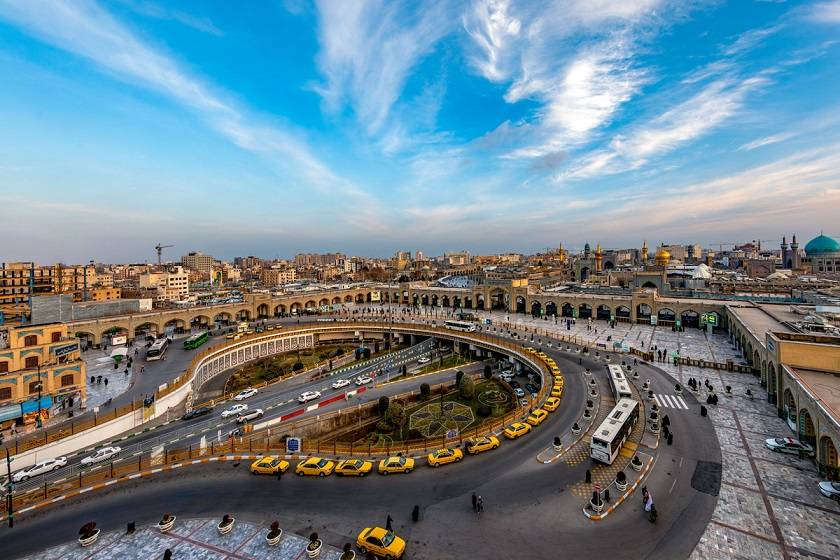 دسترسی به حرم امام رضا. منبع عکس: Omran.Razavi.Ir. عکاس: نامشخص