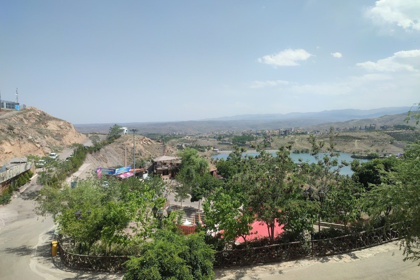 چالیدره از نمای بالا. منبع عکس: گوگلمپ، عکاس: Murtadha Mohammed