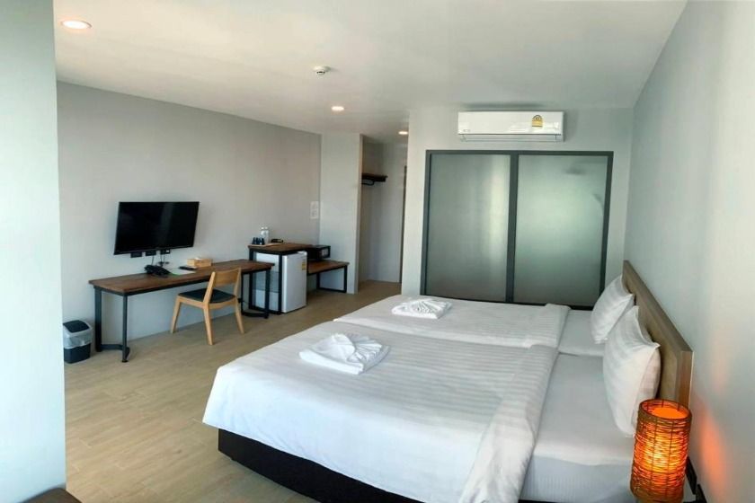 Atom Phuket Hotel -SHA Plus Phuket - Twin Room with Pool View
