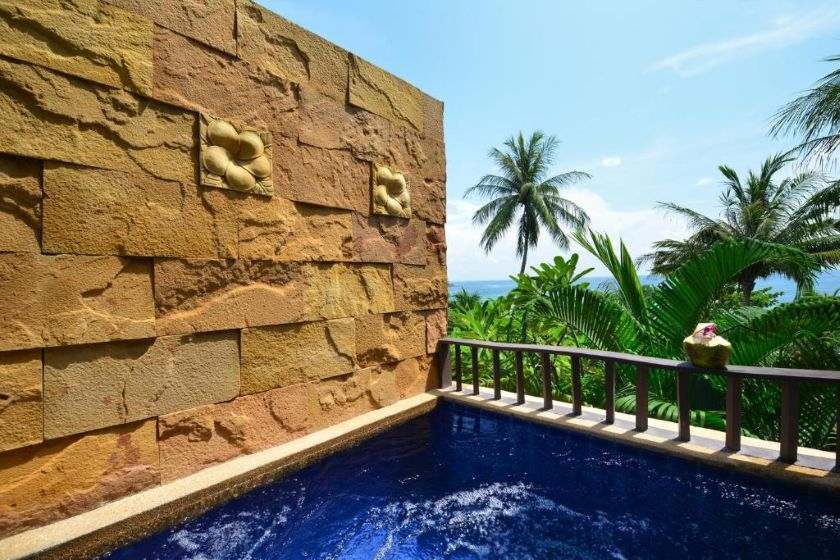 Andaman White Beach Resort Phuket - Deluxe Double or Twin Room with Spa Pool and Sea View