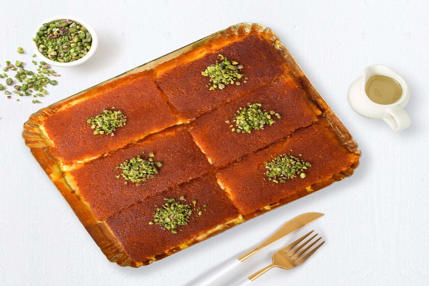 کنافه خشنا. منبع عکس: وبسایت Ferassweets.ae، عکاس: نامشخص