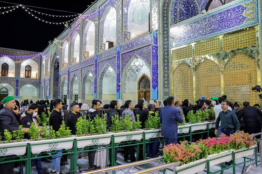 پنجره فولاد حرم امام رضا.  منبع عکس: Omran.Razavi.Ir. عکاس: نامشخص