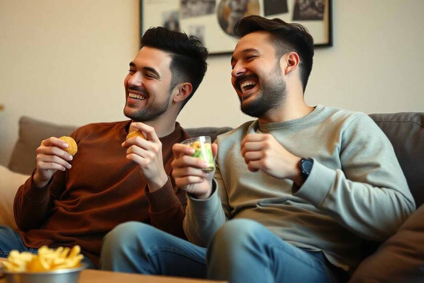 در روز دوستان صمیمی. منبع عکس: وب‌سایت Msgwords.Com. عکاس: نامشخص