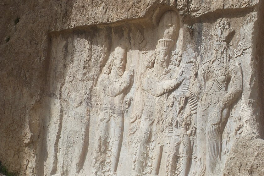 نقش برجسته تاجگذاریتاج‌گذاری نرسی