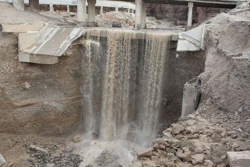 محوطه باستانی پترا در جنوب اردن دچار سیلاب شد