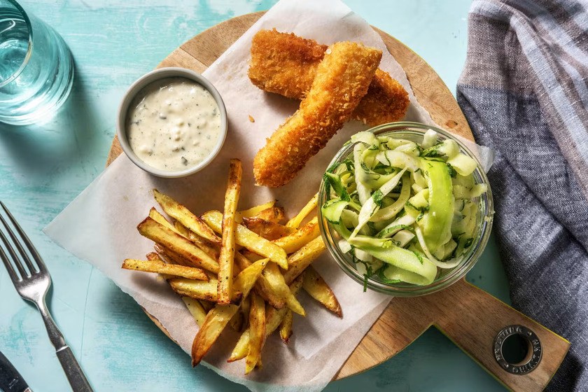 روز ماهی و چیپس. منبع عکس: وبسایت Hellofresh.fr. عکاس: نامشخص
