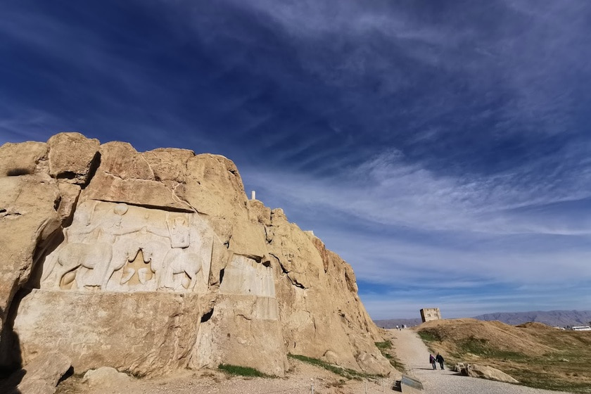 مسیر دسترسی به نقش رستم شیراز