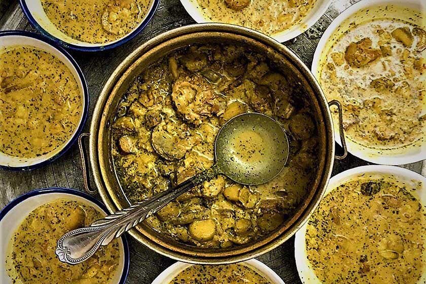 آبگوشت بادمجان و کشک