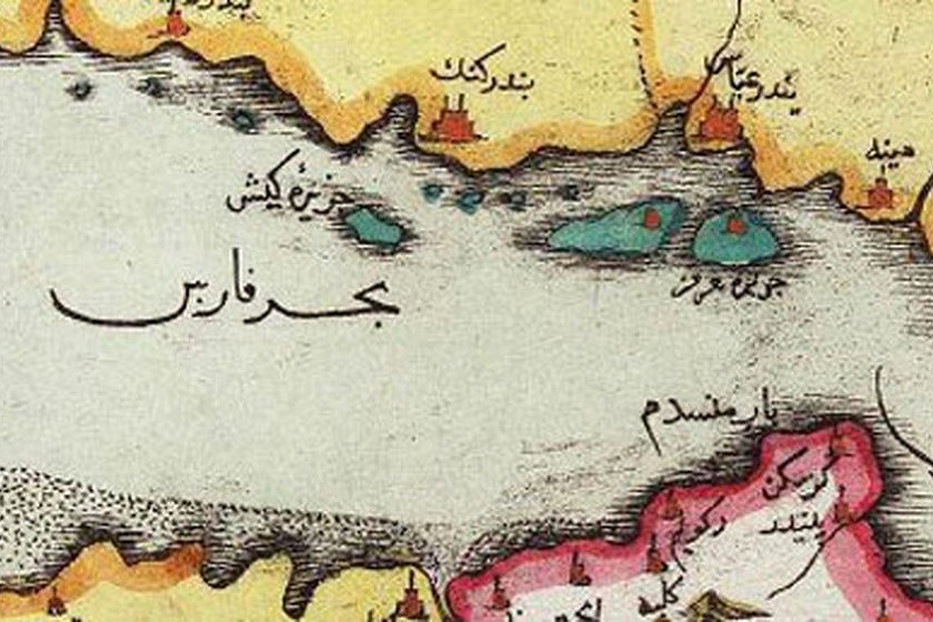 نقشه‌های گذشتگان در خصوص نام خلیج فارس. منبع عکس وبسایت خبر فوری. عکاس نامشخص