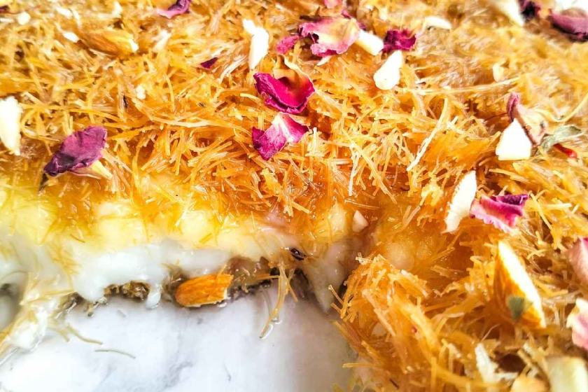 کنافه. منبع عکس: Alishasdessertsafari.Com. عکاس: نامشخص