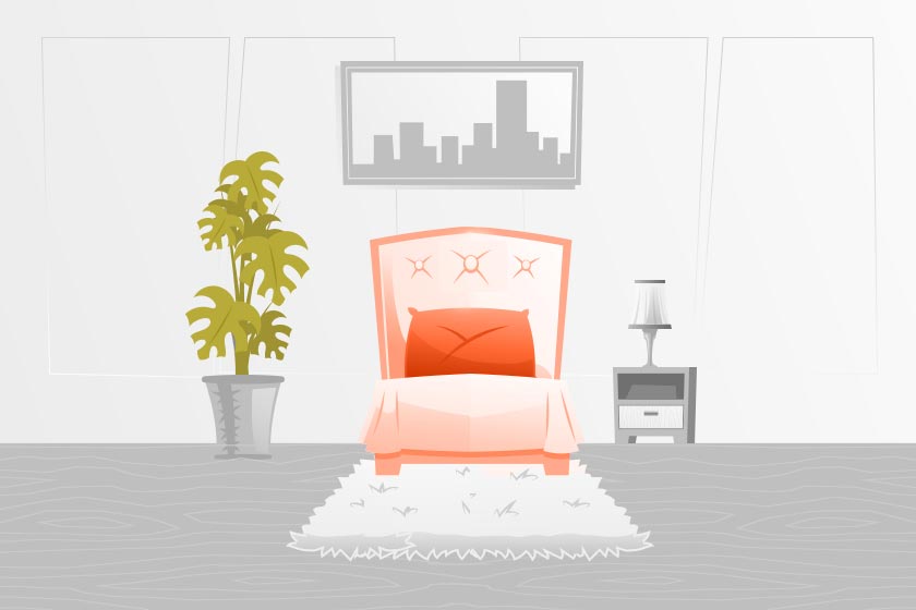 هتل درسا تهران - اتاق دو تخته برای یک نفر