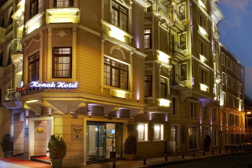 Konak Hotel Taksim Istanbul - facade