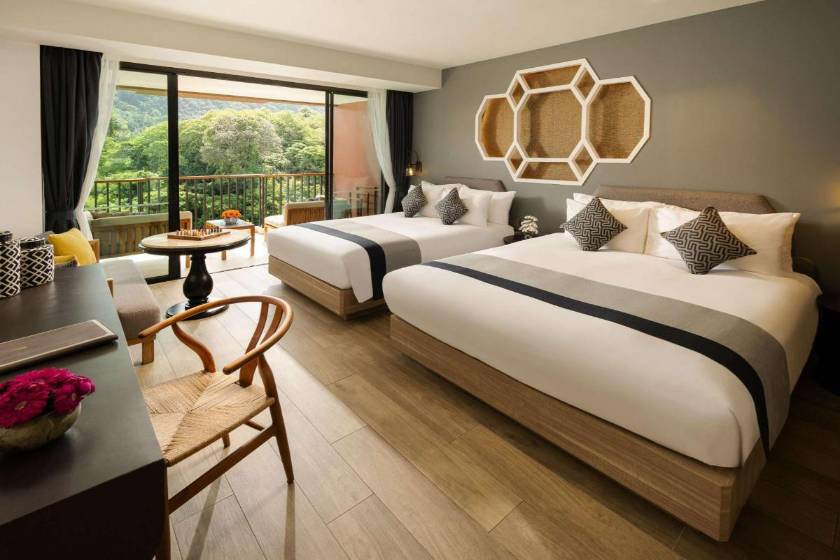 Avista Grande Phuket Karon - MGallery - Premier Family Room, Sea View, 1 King Bed and 1 Queen Bed, Balcony
