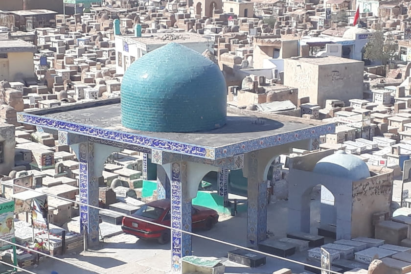 قبرستان وادی السلام. منبع عکس: گوگل مپ. عکاس: Zaid Alwttar