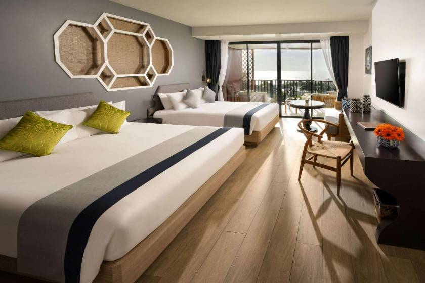 Avista Grande Phuket Karon - MGallery - Premier Family Room, Sea View, 1 King Bed and 1 Queen Bed, Balcony