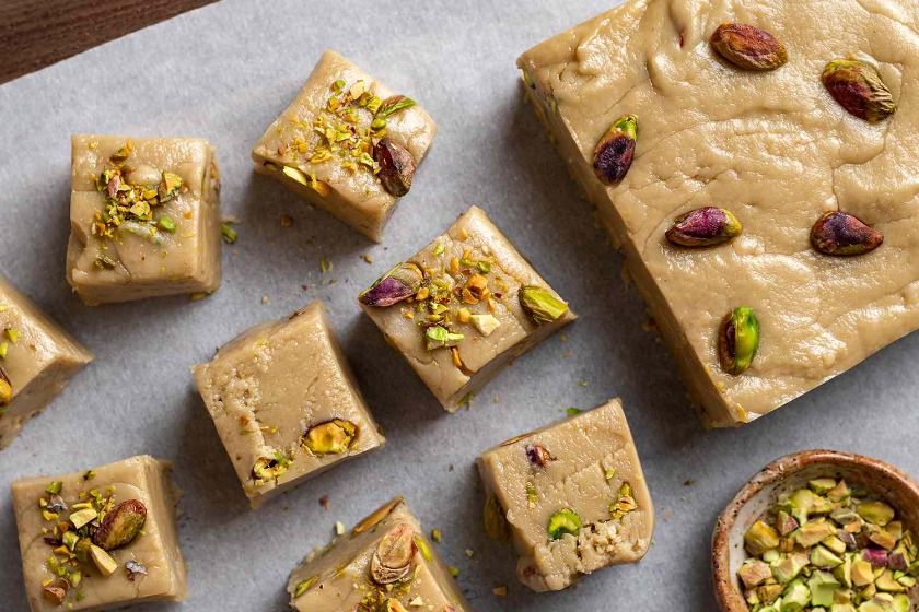 حلوا ارده ترکیه. منبع عکس: وبسایت Thespruceeats.com. عکاس: نامشخص