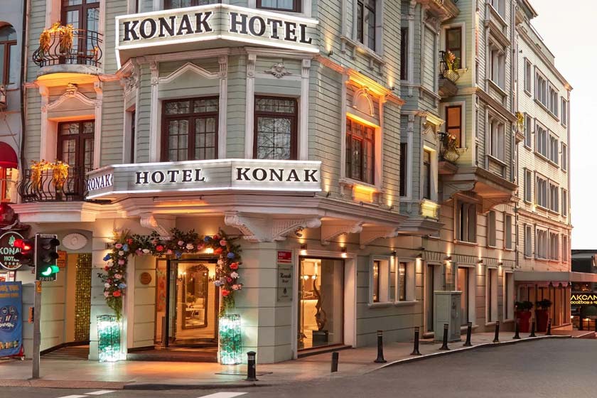 Konak Hotel Taksim Istanbul - facade