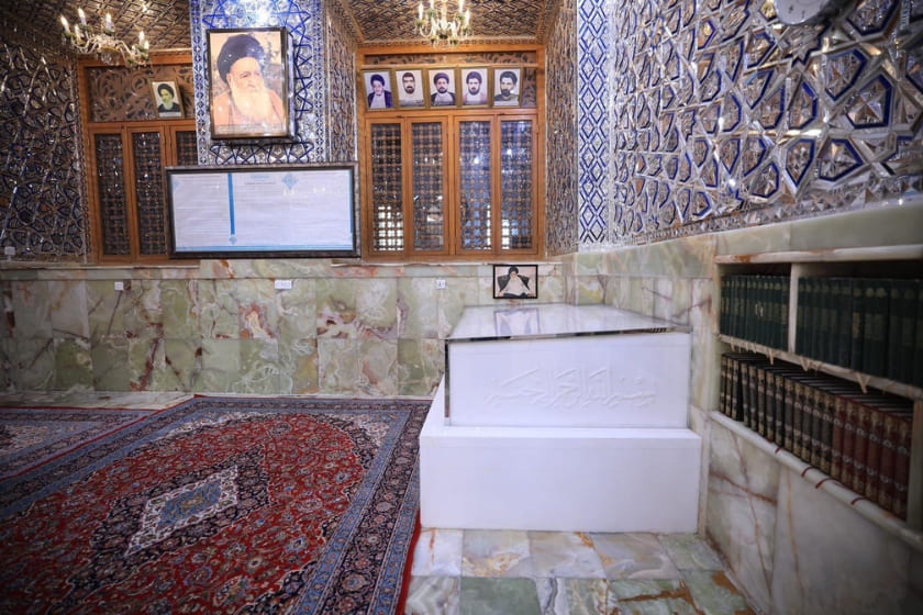 مقبره های حرم امام علی. منبع عکس: گوگل مپ. عکاس: Ali