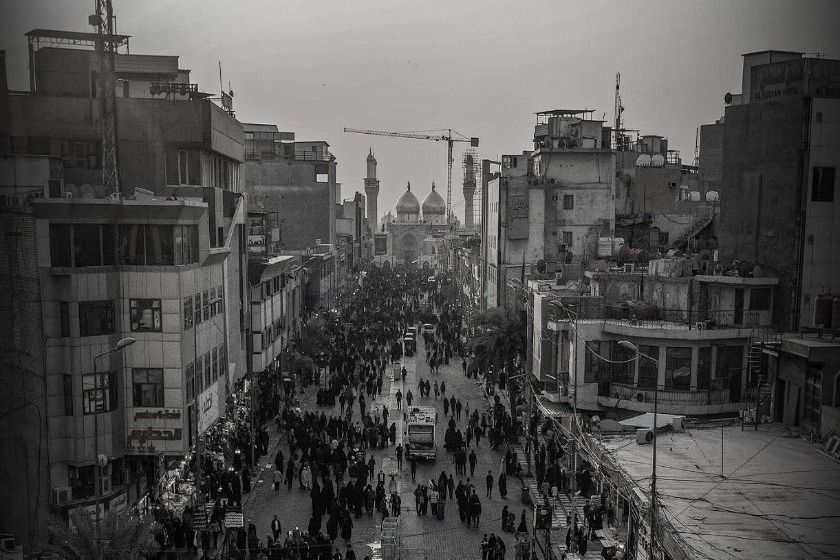 کربلا در گذشته. منبع عکس: گوگل مپ. عکاس: نامشخص