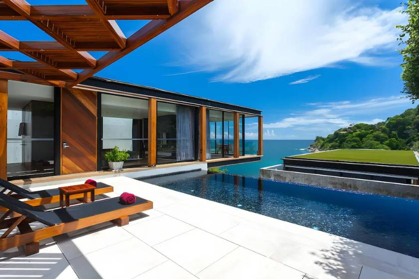 The Naka Phuket, a member of Design Hotels - One Bedroom Pool Villa Twin Bed - Partial Seaview