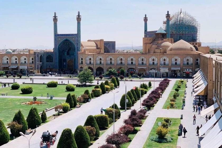 میدان نقش جهان اصفهان. منبع عکس وبسایت دیوار. عکاس نامشخص