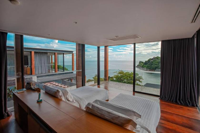 The Naka Phuket, a member of Design Hotels - One Bedroom Pool Villa Twin Bed - Partial Seaview