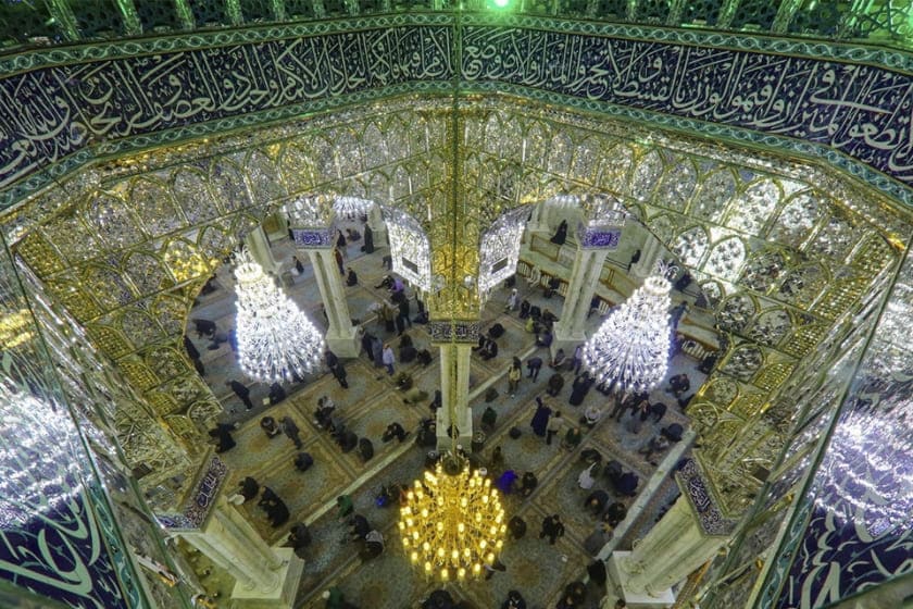 مسجد حرم امام علی. منبع عکس: وبسایت Imamali.net. عکاس: نامشخص