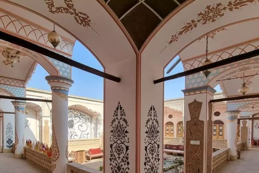 اقامتگاه سنتی امیر السلطنه کاشان - محوطه