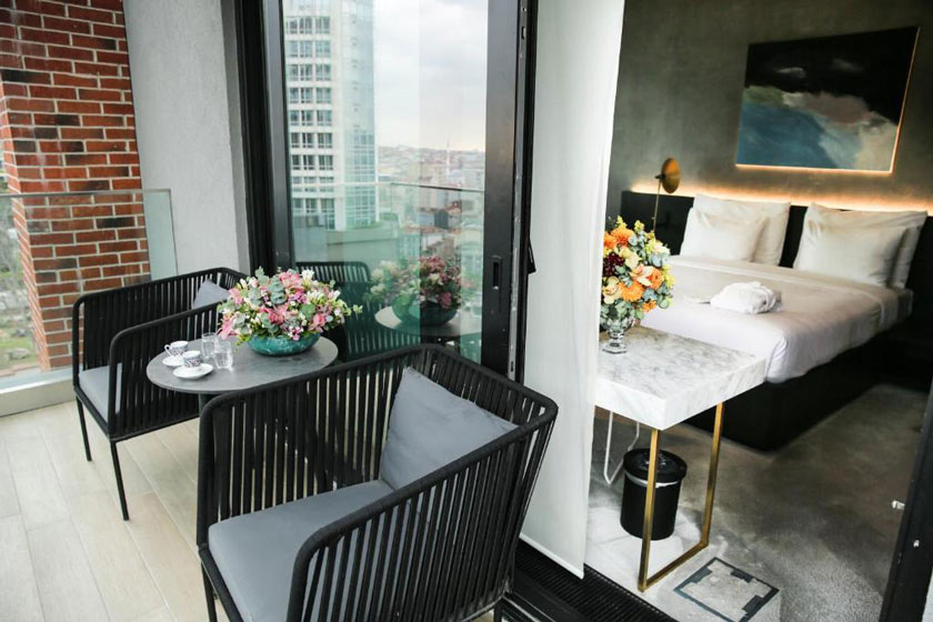 The Mill Bomonti Hotel Istanbul - Deluxe Double Room with Balcony