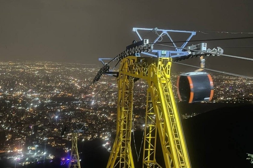 راه‌ اندازی خط شبانه تله‌کابین توچال در شب‌ های تابستان