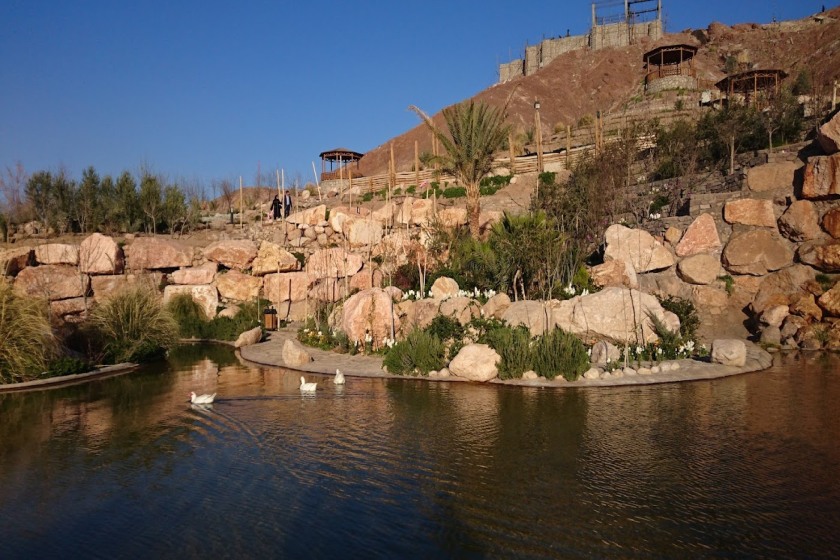 پارک کوهستانی آبشار بافق یزد. منبع عکس: گوگلمپ، عکاس: محسن مساعی