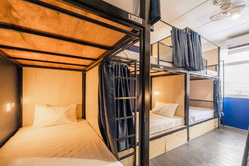 Marco Polo Phuket Poshtel & Bistro - Bunk Bed in Female Dormitory Room