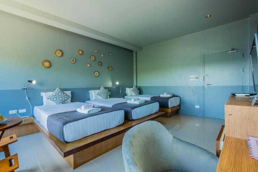 The Rubber Hotel Phuket - Deluxe Triple Room