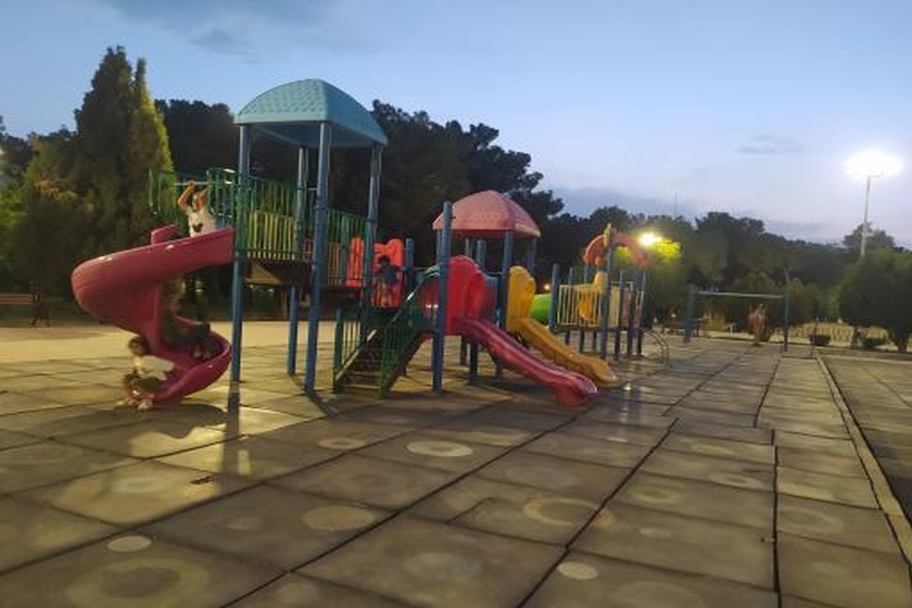 پارک راه آهن یزد. منبع عکس: گوگل، عکاس: نامشخص