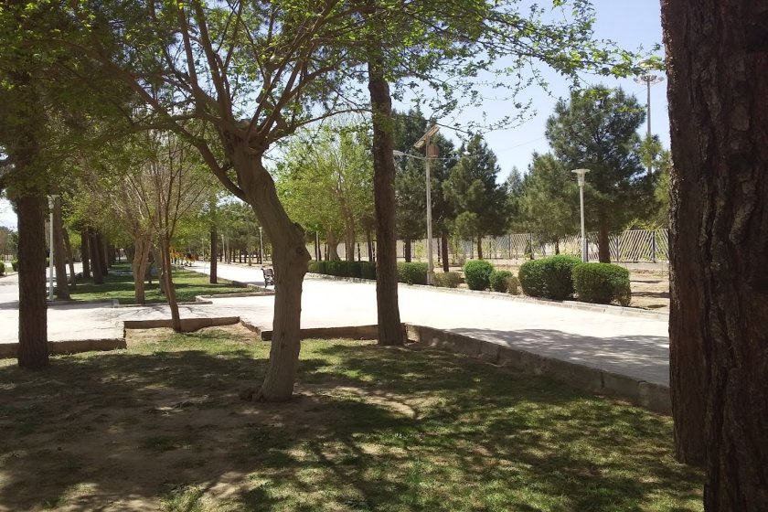 پارک شهدا یزد. منبع عکس: گوگلمپ، عکاس: حسن شیخعلیشاهی