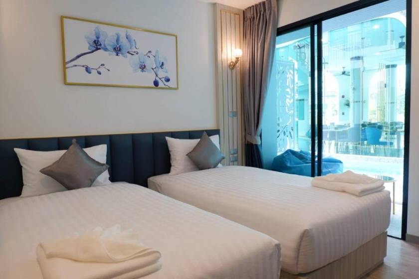Poolrada Boutique Hotel - SHA Plus - Deluxe Double or Twin Room with Pool Access