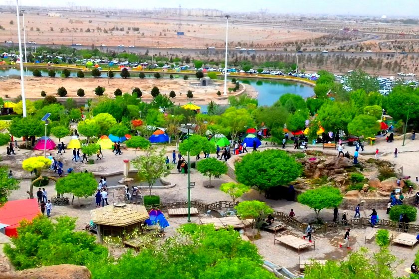پارک کوهستان یزد. منبع عکس: علیبابا پلاس، عکاس: نامشخص