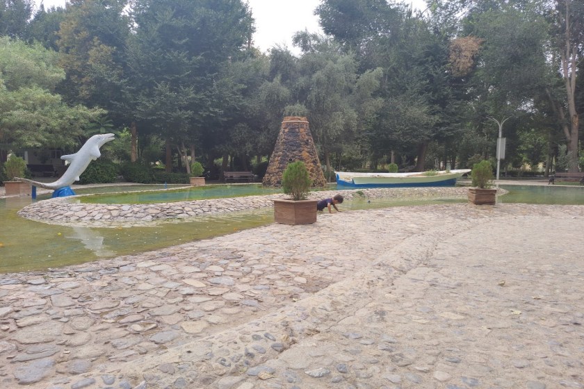 پارک هفت تیر یزد. منبع عکس: گوگلمپ، عکاس: مجید عسگرپور