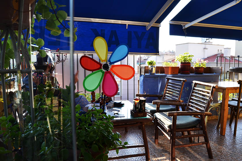 کافه آیلاک پراس آنکارا. منبع عکس: گوگل مپ. عکاس: Aylak Teras