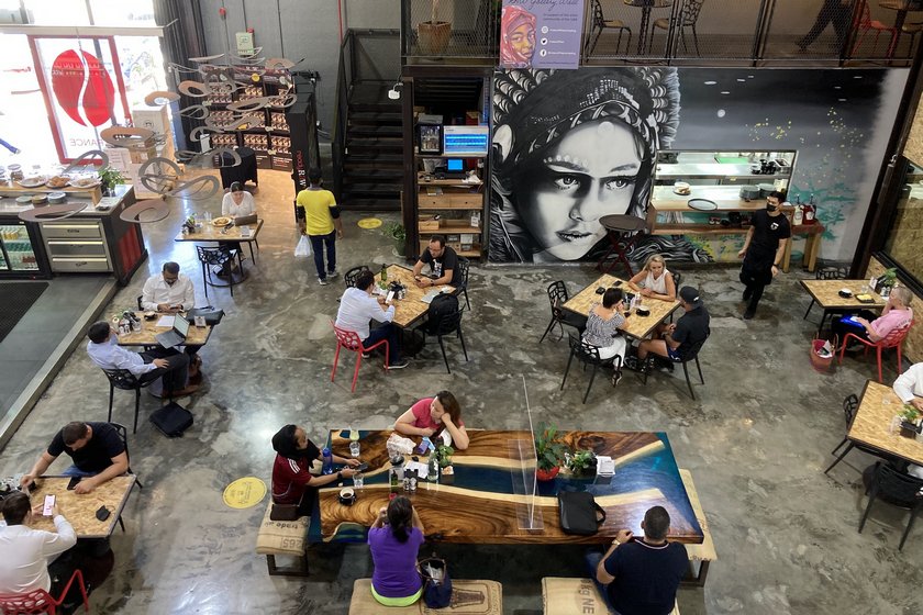 کافه راو کافی کمپانی  دبی. منبع عکس: گوگل‌مپ. عکاس: LB