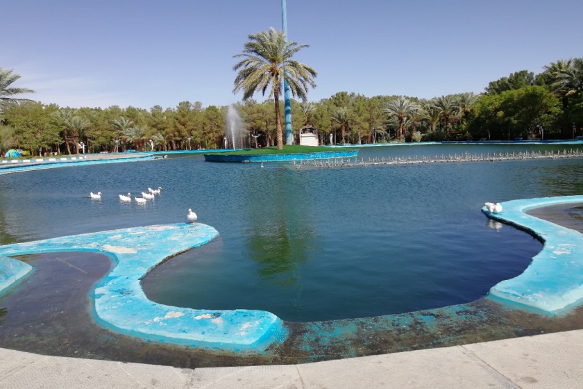 پارک آهن شهر بافق یزد. منبع عکس: گوگلمپ، عکاس: محسن معدنی