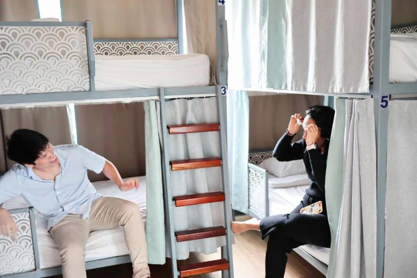 Friends Hostel - Phuket Airport - Bed in 10-Bed Mixed Dormitory Room